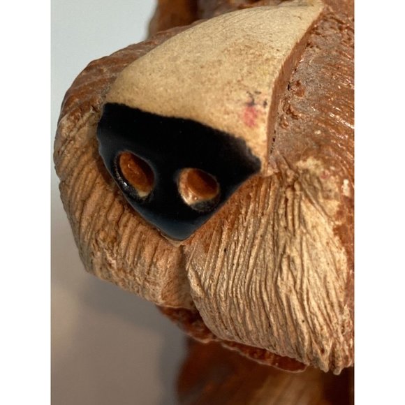 Artesania Rinconada Hunting Dog Retired Carved Clay Figurine Uruguay - Picture 8 of 11